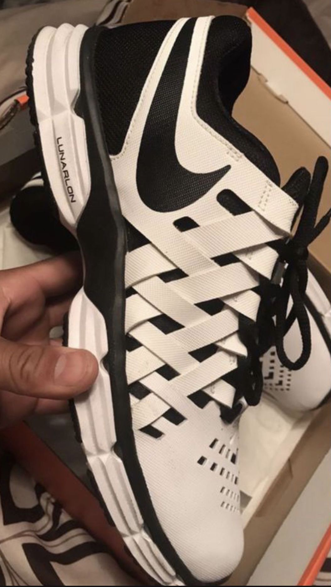 Nike Men's Nike Lunar Fingertrap White Nike Lunar Fingertrap