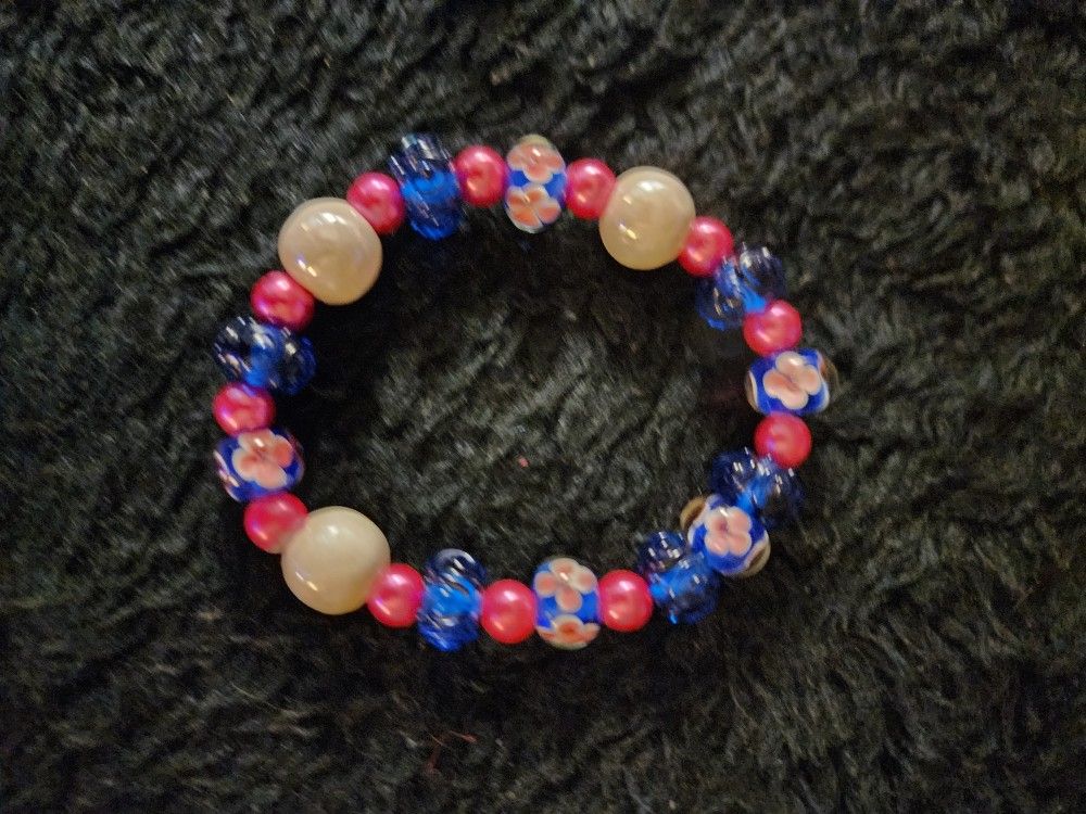 New Multi-Colored Beaded Bracelet