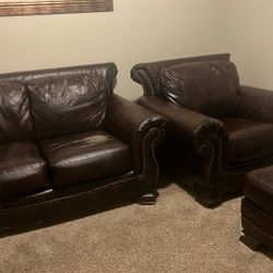 Small Sofa, Chair & Ottoman 