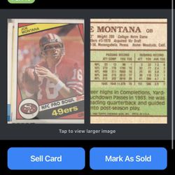 JOE MONTANA FOOTBALL 