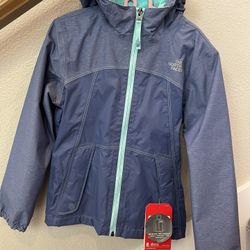 NEW. The North Face Rain Jacket. Girl. Size S (7/8)