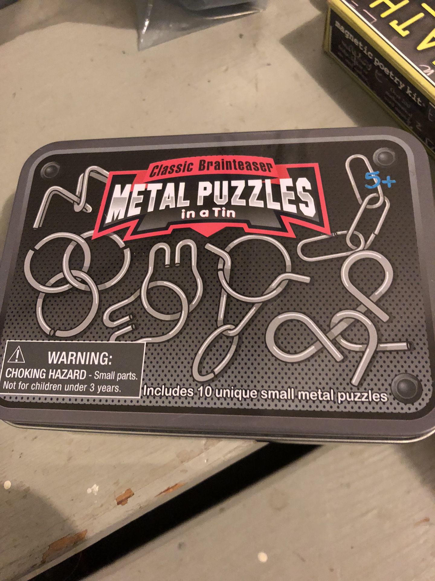 Small Metal Puzzles - Brain Teasers