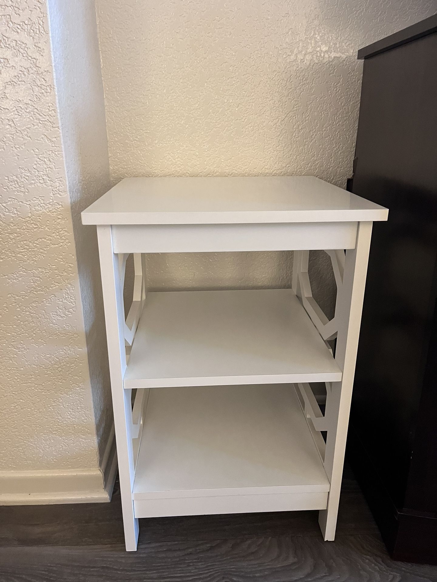 Three White End Tables