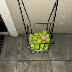 Tennis Ball And Carrier