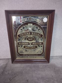 Chivas Regal Bar Sign 24 width x 31 height
