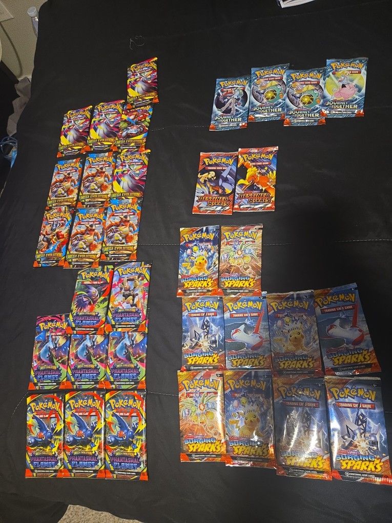 Pokemon BOOSTER Packs 34 Variety