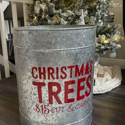 Large Christmas Container Ideal For Front Porch 