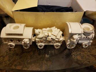 Christmas chain candle holders