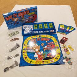 Buy It Right! Shopping Game W/Calculator NWOT