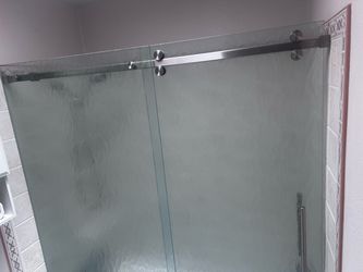 Glass sliding door