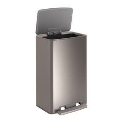 47 L / 13 GAL Kohler Stainless Steel Step Trashcan
