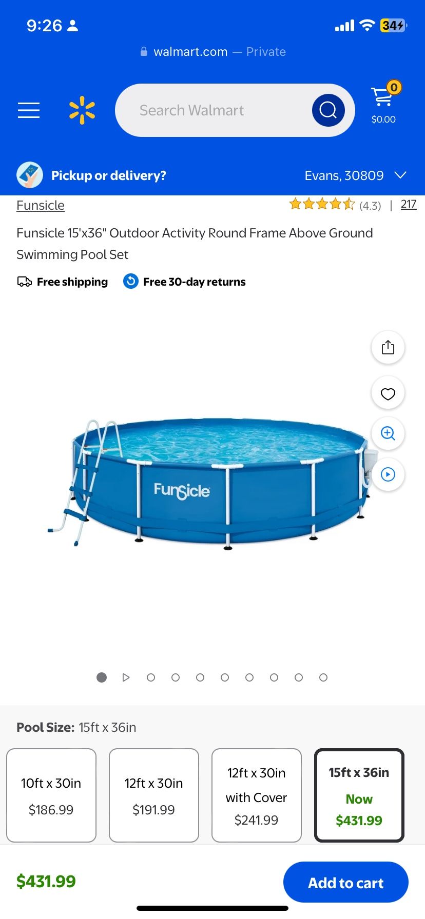 15ft Funsicle Activity Pool