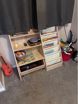 Toy Box and Book Shelf