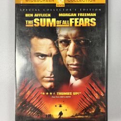 The Sum of All Fears Widescreen Collection Special Collector's Edition New