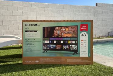 43” Lg smart 4k led Uhd tv
