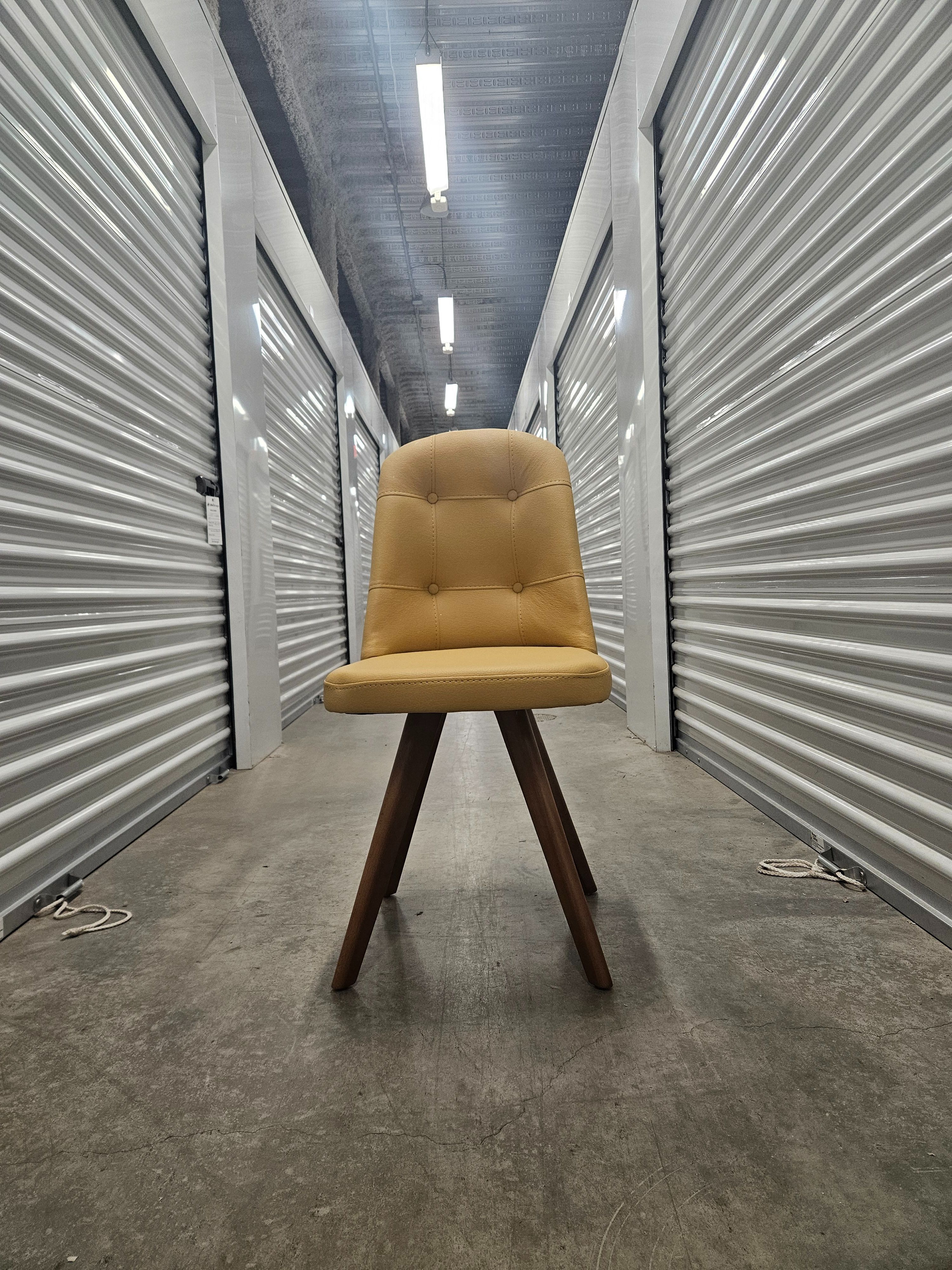 Set of 6 - Mustard color Chair 