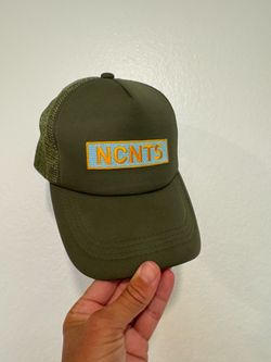 NCNTS (Encinitas) army green trucker hat.