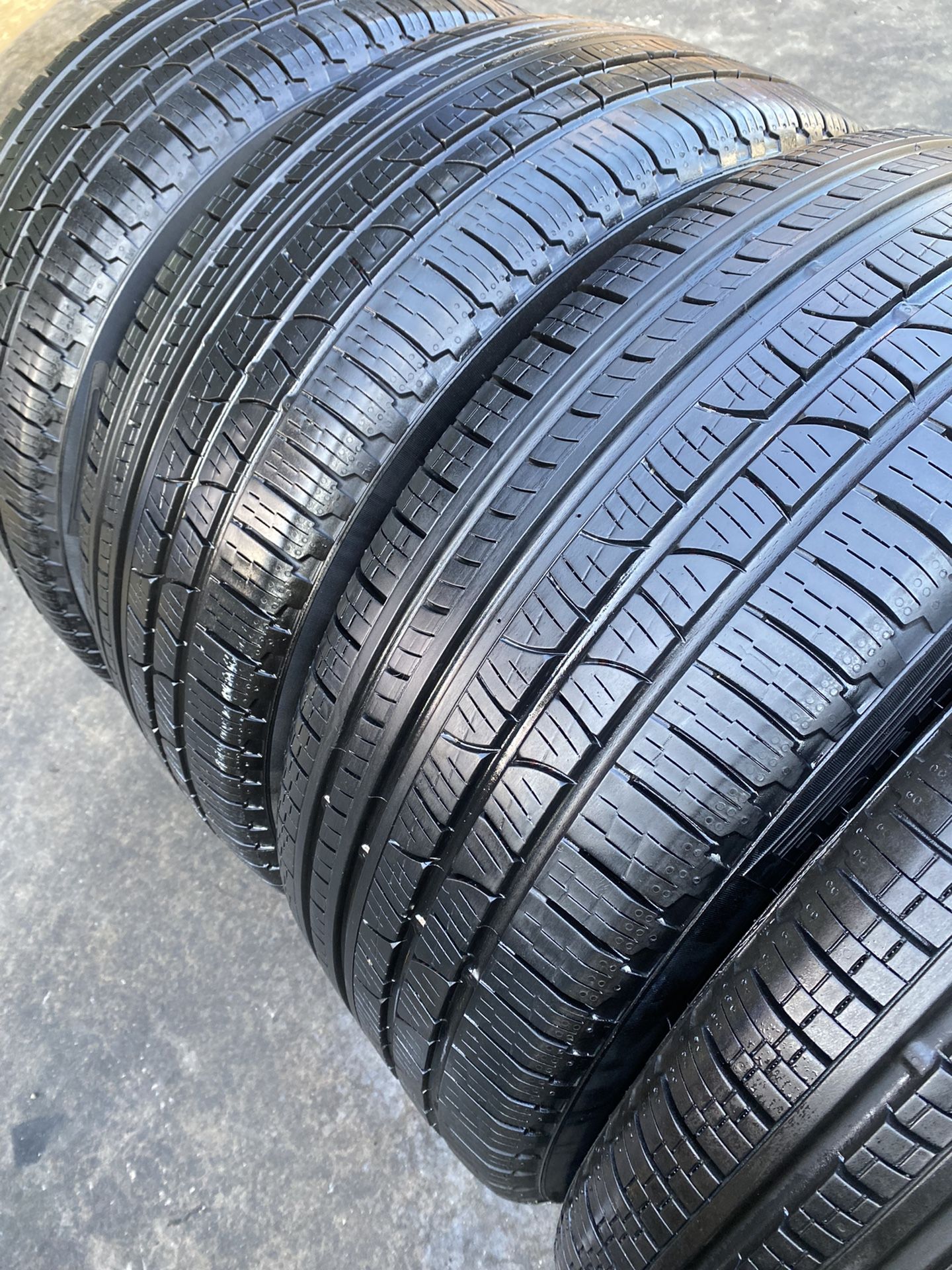 I SELL THIS SET OF TIRE SIZE 235/50R18 PIRELLI SCORPION VERDE ALL SEASON