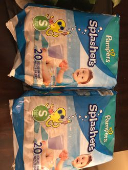 Pampers Splashers Size S 2 packages for $15 Price is Firm
