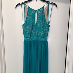 Teal Dress (Prom, Wedding, Fancy, Elegant)
