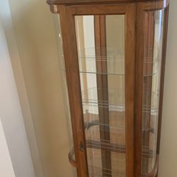 Curio Cabinet  With Light 