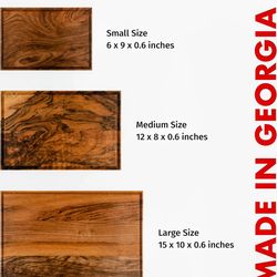 Walnut Wood Cutting Boards Set