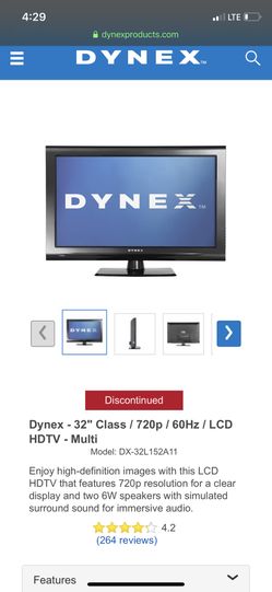 Dynex 32” TV