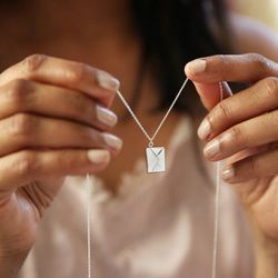 Envelope locked Necklace - Love You -Unisex