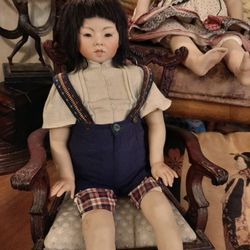 Vintage Asian rare boy doll sister SOLD SEPARATELY!!