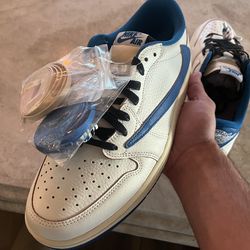 Travis Scott Jordan 1 Low x Fragment