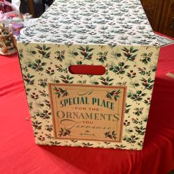 Ornament storage container 12” x 16” and 13 tall