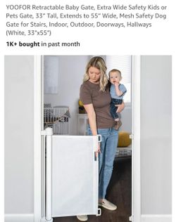Retractable Baby/Pet Gate