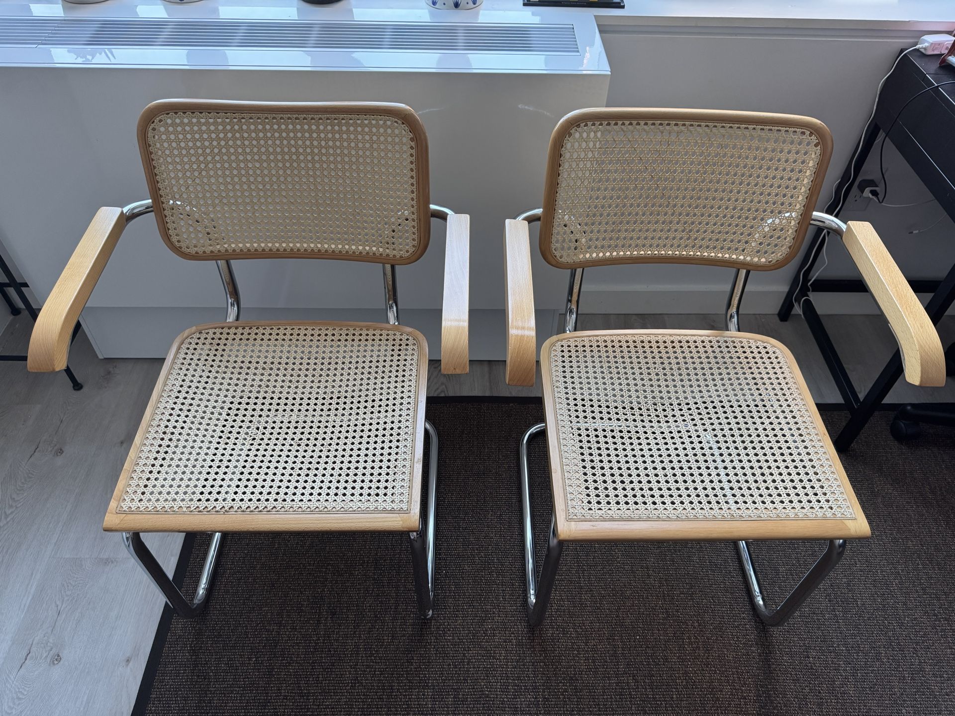 Breuer Cesca Cane Rattan Dining Armchair