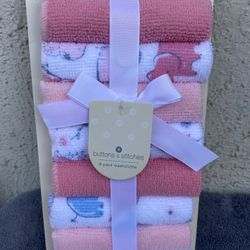 Buttons And Stitches  Washcloths Set