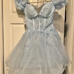 Dress - Light Blue Size S