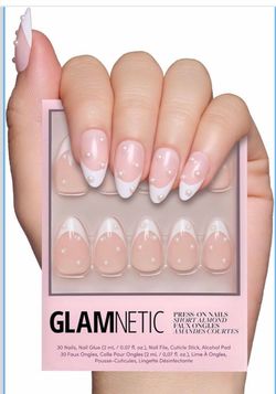 New Glamnetic Press On Nails / French Pearl