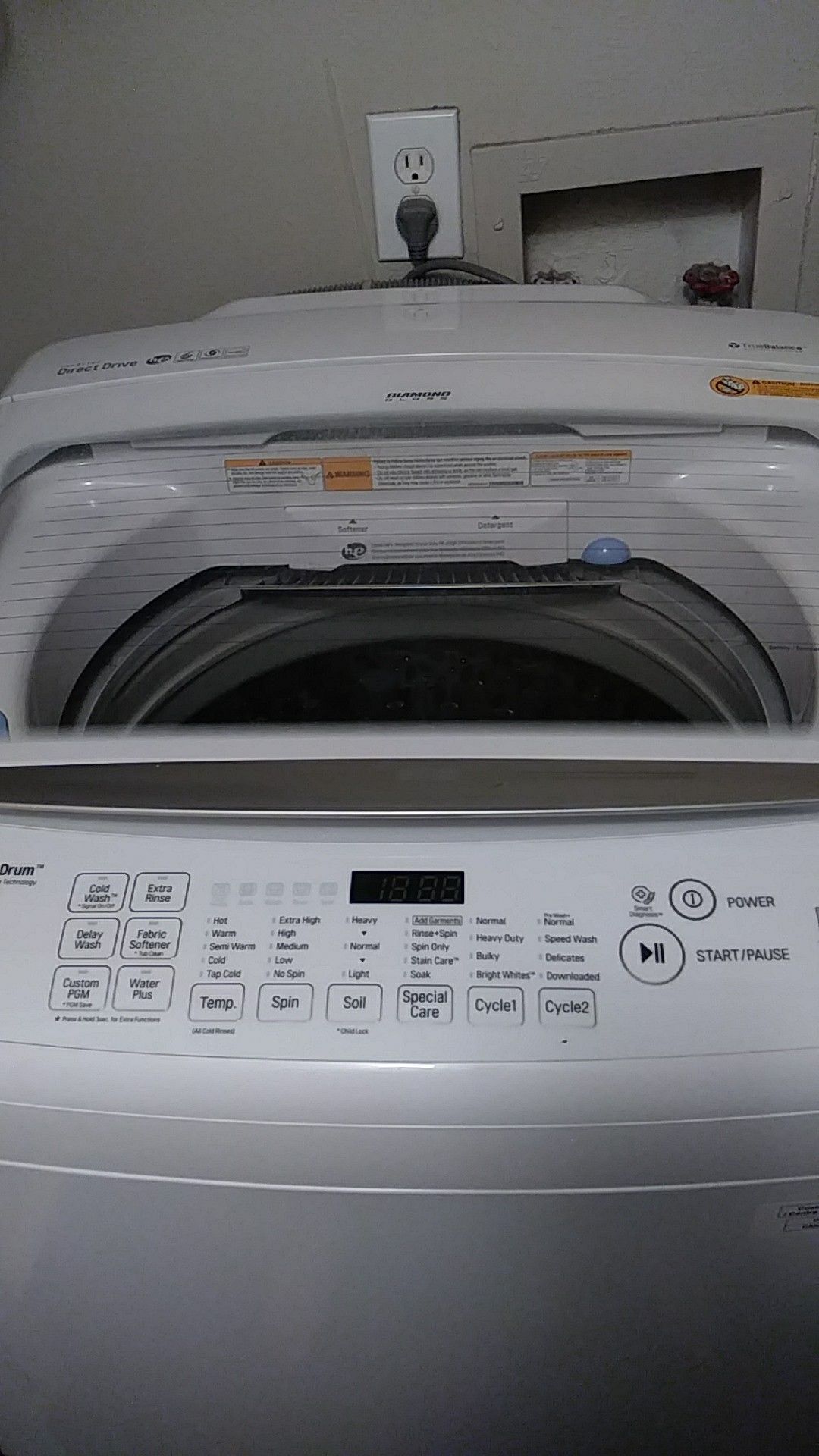 LG Smart Drum with Direct Drive Technology, Hydro Shield, Easy Reach, True Balance Washing Machine