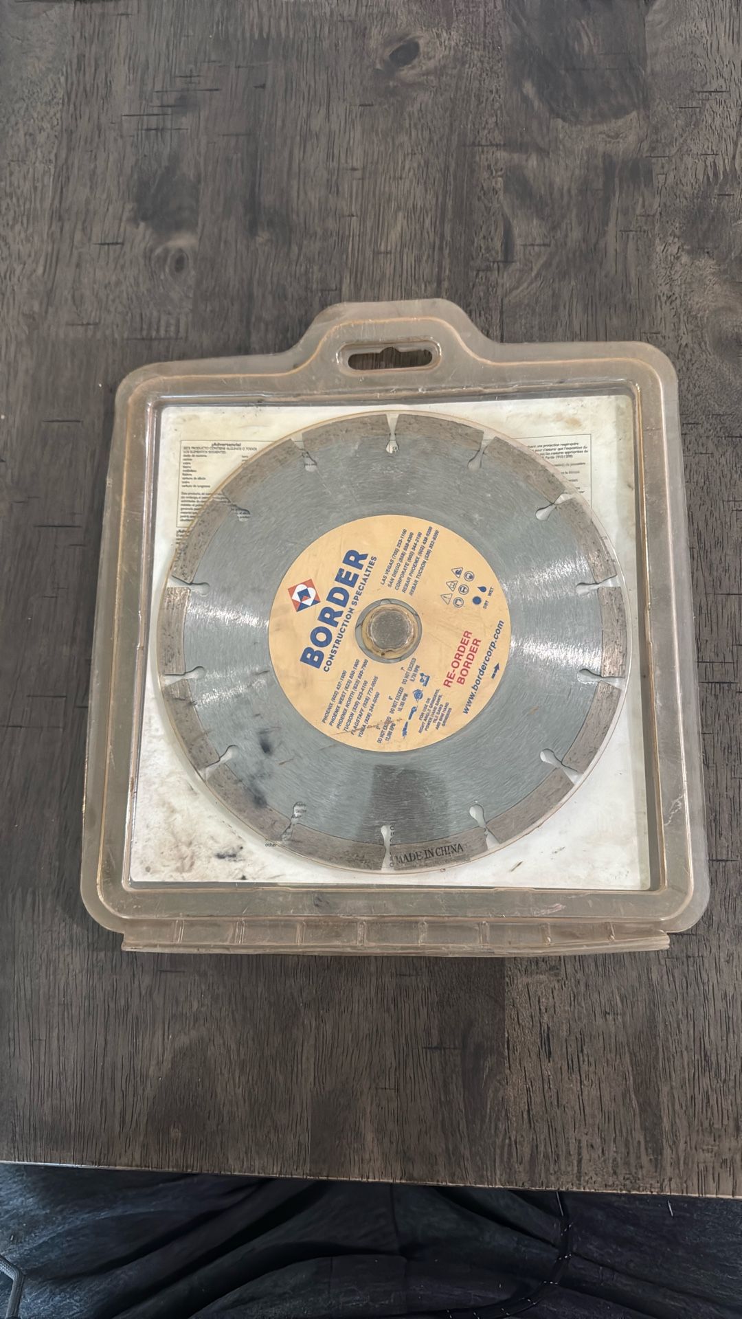 Border Diamond Blade