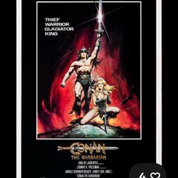 Conan The Barbarian Original Movie Poster 1982