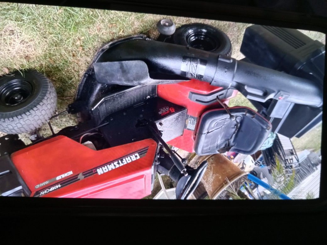 Ride Mower Free Bagger