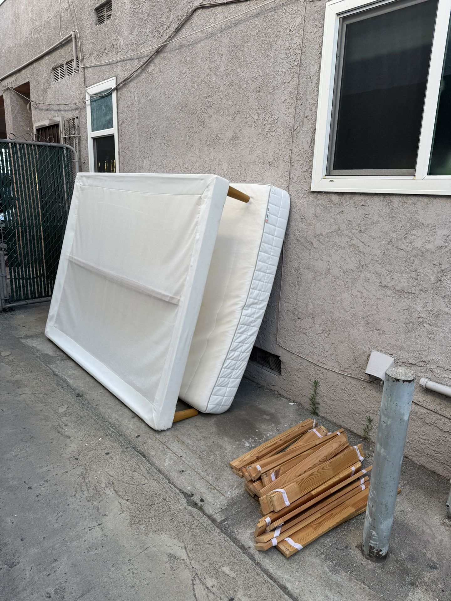 Queen Size Mattress and Bed Frame