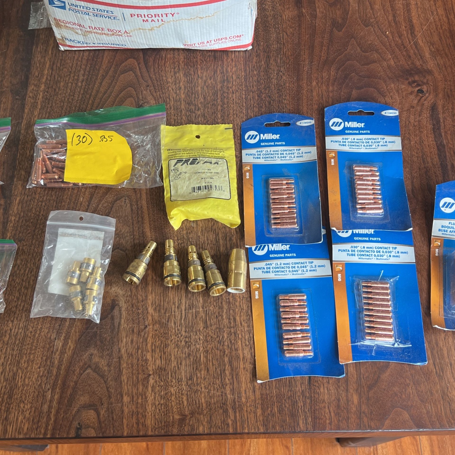 Miller Mig Welder Consumables, Tips, Nozzles, Defuser