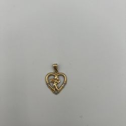Two-toned Angel Pendant 