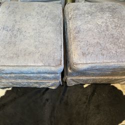 Pair Of Ottomans 