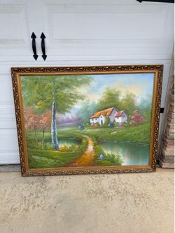 Huge traditional painting