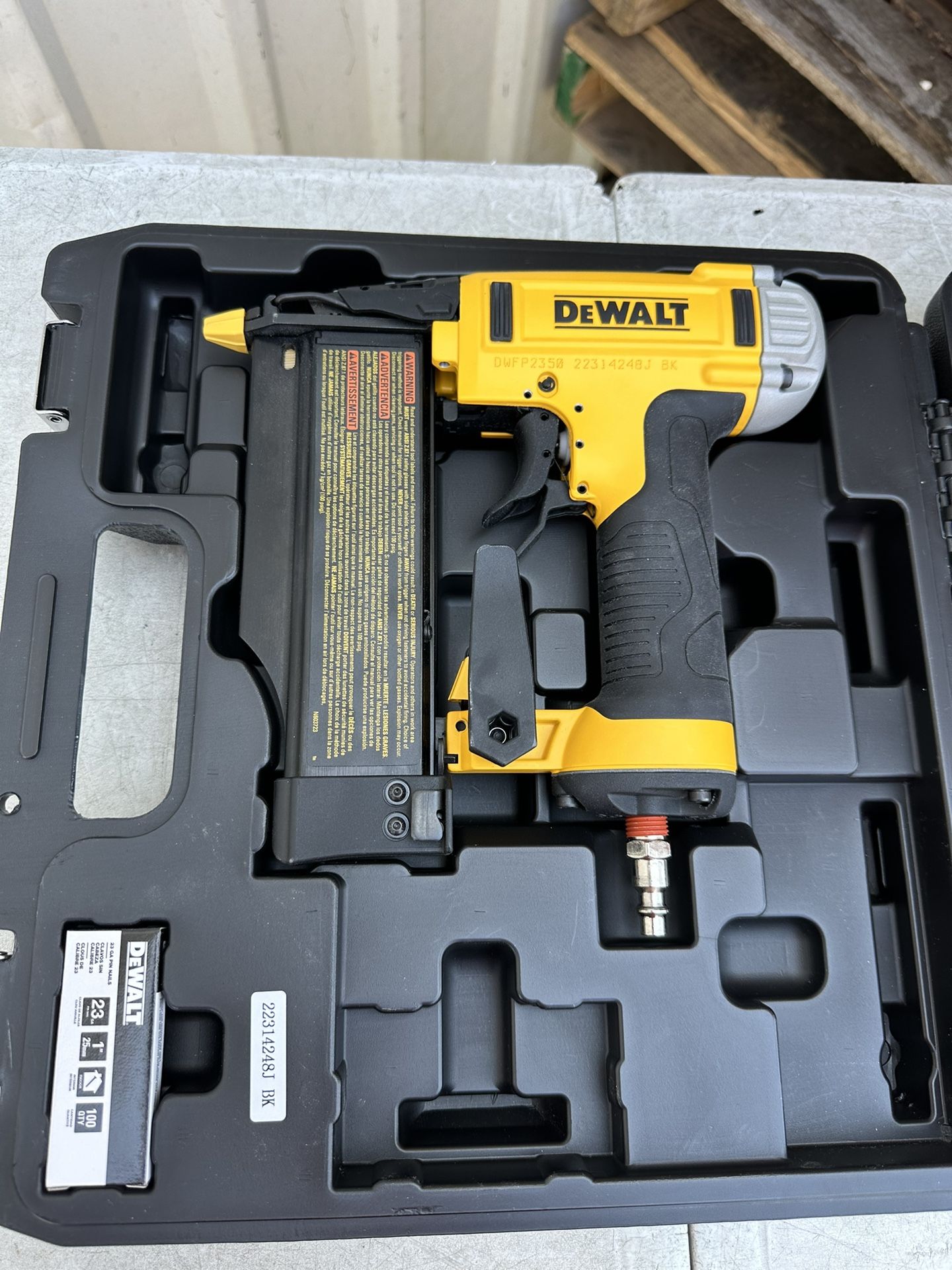 DEWALT 23-Gauge 2 in. Pin Nailer NEW $125