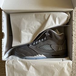 (GS) Jordan 5 Wolf Grey Size 6Y 