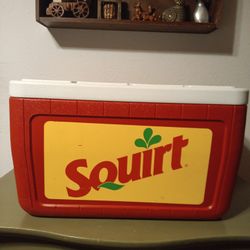1987 Full Size Coleman Cooler w/ Squirt Ad