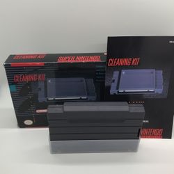 CIB Nintendo Super Nintendo Snes Cleaning Kit