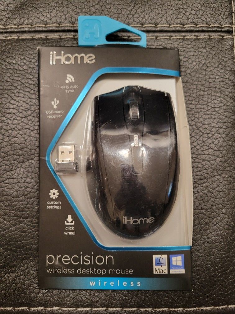 IHOME BLACK WIRELESS MOUSE!